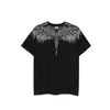 Modemärke MB Kort ärm Marcelo Classic Phantom Wing T-shirt Färgfjäder Lightning Blad Par Half Sleeve T T