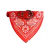 Chien Vêtements Triangle Salive Serviette Chiot Serviette Cou Écharpe Bandana Avec Collier En Cuir Foulard Réglable Chat 5 Tailles Eea333 Drop Dhhlk