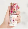 Hediye Sargısı Şaşırtıcı Koku Çiçekler Kristal Pet Washi Tape Dergisi Kolaj Materila DIY Scrapbooking Kart Yapma Dekoratif Plan Çıkartma