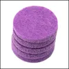 Other Home Decor Round Essential Oils Pads 100Pcs/Lot Dia. 22.5Mm Aromatherapy Felt Fit For 30Mm Oil Diffuser Locket Drop Delivery Ga Dhenm