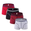 4 pièces/lot confortable longue jambe courte jambe hommes boxeurs Shorts hommes caleçons u-convexe homme sous-vêtements Cueca Masculina M - 3XL 230420