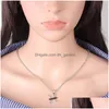 Pendant Necklaces Classic 12 Constellation Pendent For Women Girl Elegant Trendy Alloy Zodiac Signs Choker Jewelry Gift Y Dr Dhgarden Dh7Zy