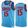 2023 Final Four 15 Kawhi Leonard Jerseys Baloncesto universitario San Diego State Aztecs 21 Jamaal Franklin 0 Devin Watson 5 Jalen McDaniels 21 Malik Pope Cosido NCAA