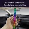 Nachtlichten RGB LED Strip Licht Muziek Geluidsregeling Pick -up Rhythm Rhythm Ambient Lamp Sfeer Night Lights For Bar Car Room TV Gaming Decoratie P230331