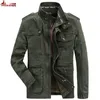 Chaquetas para Hombre Chaqueta de otoño invierno para Hombre 100 algodón informal de negocios Cargo militar con múltiples bolsillos para Hombre y abrigos Chaqueta Hombre 230331