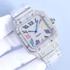 Luxury Cardier Watch Women Diamond Watches Men AAA Jakość Precyzyjna 41 mm Automatyka Automatyczna zegarki ze stali nierdzewnej Wodoodporne Luminous Montres