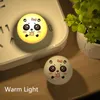 Gece Işıkları Sevimli Panda Led Gece Işık Taşınabilir USB Fiş Mini Kitap Işıkları Beyaz/Sıcak Işık Okuma Lambası Dizüstü Bilgisayar Klavye Aydınlatma P230331