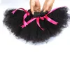 Mongolisk afro kinky lockigt jungfruligt hår 3pcs mycket mongollian afro kinky curly jungfru människa hårväv