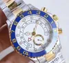 高級メンズ腕時計自動機械式ムーブメントカジュアル腕時計ステンレススチールストラップ 44 ミリメートルダイヤル防水腕時計誕生日ギフト Montres de luxe