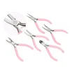 Watch Repair Kits Piece Series Metal Pliers Set Jewelry Craft Tool Mini Pink Hand DIY Handmade Making Tools &