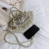 Top dames tassen nieuwe luxe handtas dinertas voor vrouwen mode fantas kralen draagbare shoudler tas avond messenger hoge kwaliteit 230308