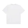 Magliette da uomo Design Logo Lettera Stampa Manica corta High Street T-shirt traspirante Moda casual Coppia Top Nero Bianco