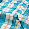 Men's Casual Shirts 100% Cotton Men's Short Sleeve Plain Pattern Summer Cool Checker Men's Business Casual Shirt with Pockets Casual Plus Size 230331