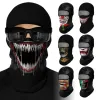 Halloween Party Skull Full Face Mask Summer Sport Balaclava Magic Sjang Outdoor Ski Cycling Mask Neck Hood Duffler Bandana Hoofd Protector Groothandel