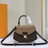 Sacs de luxe de créateurs Tilsitt Sac à bandoulière en cuir Bouton d'or avec poignée Sac fourre-tout Sangles réglables Cross Body pour dames Sacs à main imperméables M46548 Meilleure qualité