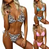 Costumi da bagno da donna HomeNest Fashion Set bikini sexy con stampa da donna Costume da bagno micro push up in due pezzi da donna