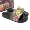 AAA Projektanci pantofy Kapcie dla mężczyzn kobiety kwiatowe slajdy kobiety płaskie sandały platformowe gumowe brokatowe sprzęt podeszwa muła klapki klapki plażowe buty przyczynowe mokasyny