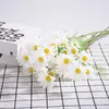 Décoration de simulation 5 têtes petite marguerite petit chrysanthème sauvage décoration de mariage fête de mariage fausse fleur arrangement de fleurs artificielles