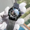 Montre-bracelets Reef Tiger / RT Black Automatic Dive Watchs Men 200m STRAP DE TEMPLE ARRÉPERS
