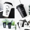 Becher Edelstahl Kaffeetasse Wiederverwendbare Buchstaben Drucken Saft Wasser Reisebecher Home Office Drop Delivery Garten Küche Esszimmer Ba Dhd8D