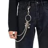 Keychains Fashion Cross Punk trendiga bälten midja kedja hiphop byxor byxor kedjor män kvinnor hipsters klädtillbehör gåvor