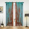 Curtain Barn Wooden Door Farm Window Curtains Home Decoration Living Room Treatments Drapes Cortinas For Kitchen Bedroom