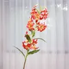 Decorative Flowers Luxury Big Lily Branch Silk Artificial Flower Home Decor Weddinng Decoration Mariage Floral Christmas Flores Artificiales