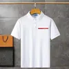 Дизайнерские ПОЛО Мужские футболки Модные вышитые дизайнерские футболки с V-образным вырезом Хлопок Хай-стрит мужчины Повседневная футболка Роскошная повседневная одежда для пар Азиатский размер S-4XL