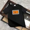 Saf Pamuklu Mens T Shirt Büyük Boy Kazak Tee H Tasarımcı Tshirts Erkek Kadınlar Gevşek Kısa Kollu Üst Lüks Marka Sweatshirt M-3XL