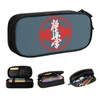 Kyokushi Karate Pencil Cases For Boys Gilrs Big Capacity Martial Arts Pen Box Bag School Accessories