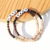 Charm Bracelets Gojomem Exotic Letter Hand-made Shell Elastic Bracelet For Women Girl Gifts Customized Fashion Jewelry