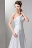 Nedime Elbise 2023 Tasarım Bir omuz boncuk gelinleri hizmetçi satıcısı forma özel boyut/renk beyaz