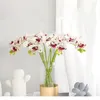 Decorative Flowers Artificial Silk Butterfly Orchid For Wedding Home Festival Witch Christmas Decor Fake Flower Phalaenopsis Material