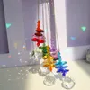 Decorações de jardim Suncatcher Crystal Wind Chimes Pingente de coração Madeiro Sun Light Catcher Janela Cortina de Casamento Decor Sunburst