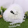 Jewelry Pouches F19D European-style White Ring Pillow Wedding Bride And Groom Support