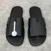 Luxury designer fashion men sandals slippers flip flops casual beach shoes leather material high quality assurance with box