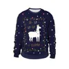 Pulls pour hommes Un pull de Noël très joyeux Hommes Femmes Santa Ugly Sweatshirt Pull ras du cou Funny Holiday Party Xmas Jumper Tops