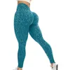 Leggings da donna Pantaloni da yoga da donna Petite Con Tasca Leopardata Esercizio per sollevare la vita Fitness Per donna Senza cuciture Con stampe Lunghezza 7/8