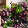 Decoratieve bloemen Mixed Color 6 Takken Daisy Artificial Plants Home Mother's Teacher's Day Thanksgiving Gift