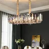 Pendant Lamps 2023 Latest Nordic Crystal Chandelier American Italian Living Room Lights Luxury LED Lamp Creative Lighting Light