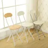 Mobilier de camp chaise pliante maison salle à manger Simple loisirs fauteuil dortoir tabouret balcon bras Portable adulte rond