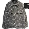 Designer summer women t shirt Shirt Original Version Differentiated Market Family AOP Unisex OS Loose Long Sleeve Denim Coat