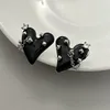 Pendentif Colliers Fée Grunge Style Punk Sombre Série Rivet Coeur Boucles D'oreilles Collier Pour Femmes Harajuku Doux Cool Bijoux Esthétique