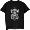 Men's T -skjortor Moto Tete de Mort 3D Tryckt Herr Fashion Summer Cool Hipster Tshirt Motorcykel Kort ärmskjorta plus storlek