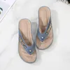 Sandals Women Wedges Slippers Summer Casual Slip On Platform Flip Flops Ladies Party Peep Toe Large Sizes 36-42Sandals