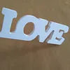 Adesivi murali Fai da te Adesivo 3d in legno Decorazione creativa Regalo di nozze Lettere d'amore Europa Decorazioni per la casa Alfabeto