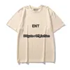 ESS MENS T-SHIRTS OCH POLO SHIRTS FOG dubbel tråd tredimensionell silikagel-bokstavstrend Löst High Street Brand Par Kort ärm Tshirts Tees Tops 6M27