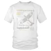 Men's T Shirts Vintage Supermarine Spitfire MK 1 T Shirt Men Cotton Tee Short Sleeve Fighter Plane WW2 War Pilot Aircraft Airplane T Shirt Gift 230428