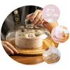 Dinnerware Sets Round Cake Pan Display Cover Punch Bowl Dessert Dome Mini Stand Glass Serving Platter