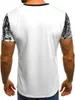 T-shirt da uomo Solid T-shirt in bianco e nero Summer Skateboard Skate Top taglia europea